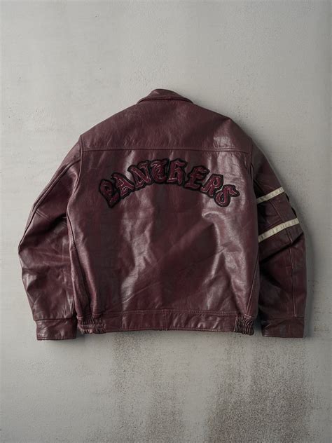 Panther: Burgundy Leather .